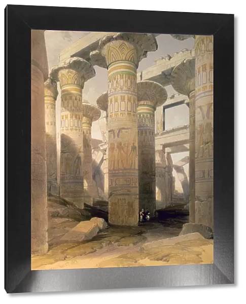 Hall of Columns, Karnak, Egypt, 19th century. Artist: David Roberts