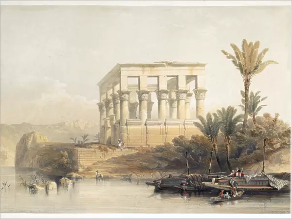 The Hypaethral Temple at Philae, called the Bed of Pharaoh, Egypt, 1849