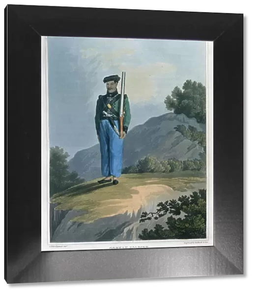 Gorkah Soldier, 1819. Artist: Havell & Son
