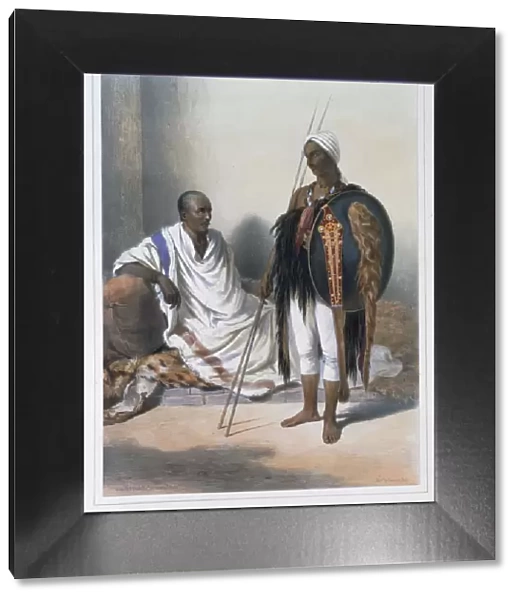 Abyssinian priest and warrior, 1848. Artist: Lemoine
