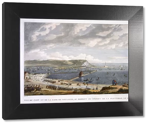 View of the Port and the Roadstead of Boulogne at the Departure of the Flotilla, 16 August 1803