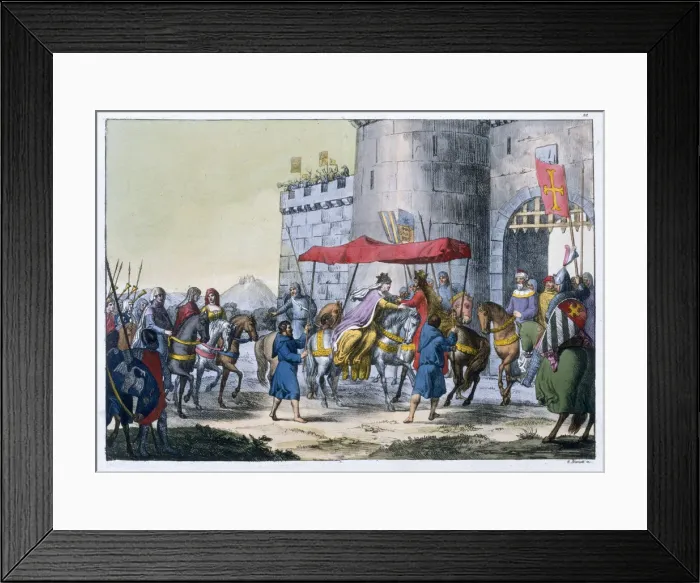 Framed Print : The wedding of Edward I and Eleanor of Castile, 1254 (19th century) Framed Print : The wedding of Edward I and Eleanor of Castile, 1254 (19th century)