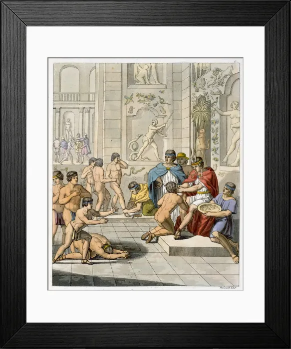 Framed Print : Ceremony in the Inca capital of Cuzco, Peru, c1820-1839. Artist: Jules Ferrario Framed Print : Ceremony in the Inca capital of Cuzco, Peru, c1820-1839. Artist: Jules Ferrario