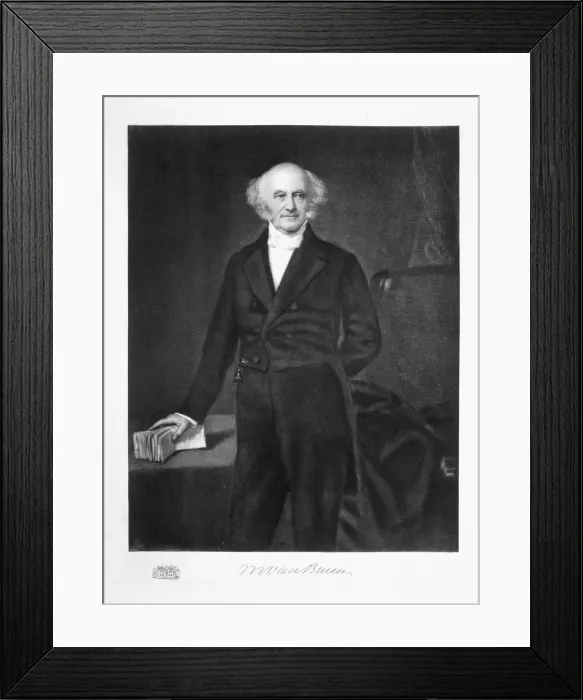 Framed Print : Martin Van Buren, 8th President of the United States of America, (1901) Framed Print : Martin Van Buren, 8th President of the United States of America, (1901)