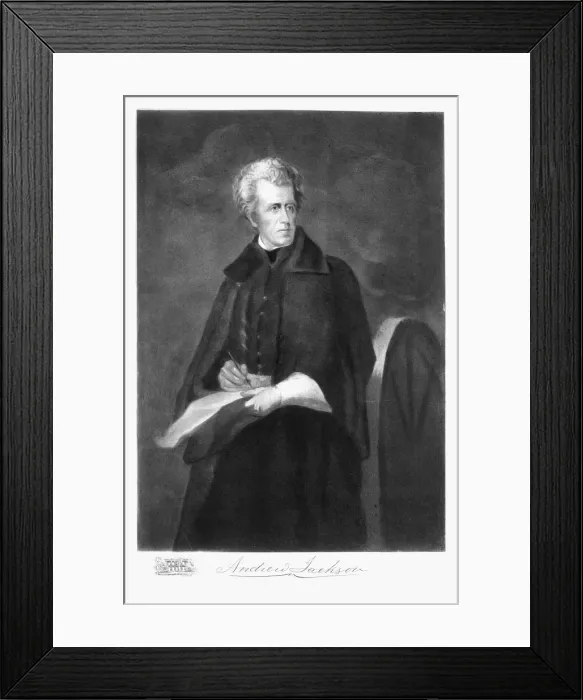 Framed Print : Andrew Jackson, 7th President of the United States of America, (1901) Framed Print : Andrew Jackson, 7th President of the United States of America, (1901)