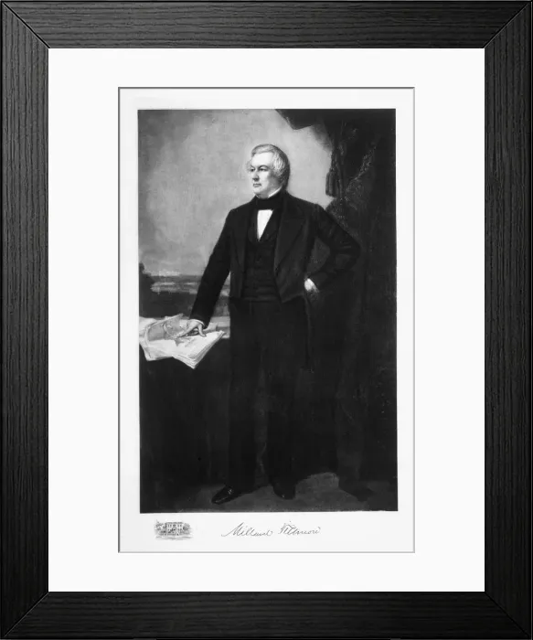 Framed Print : Millard Fillmore, 13th President of the United States of America, (1901) Framed Print : Millard Fillmore, 13th President of the United States of America, (1901)