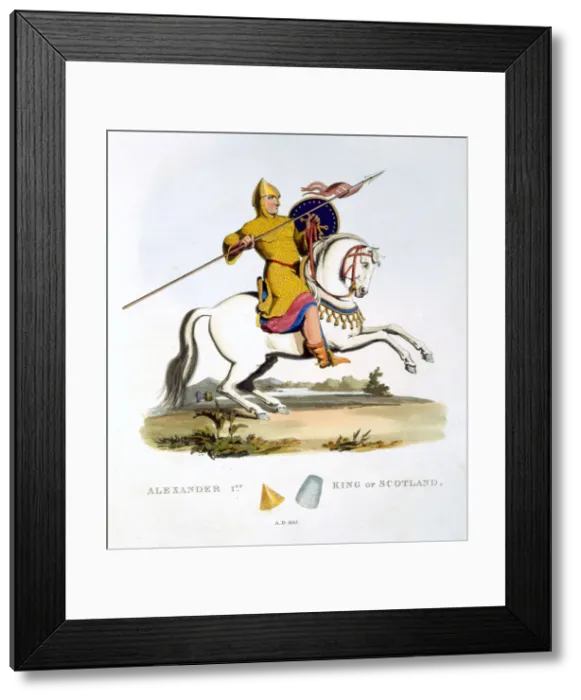 Framed Print : Alexander I, King of Scotland (1824) Framed Print : Alexander I, King of Scotland (1824)