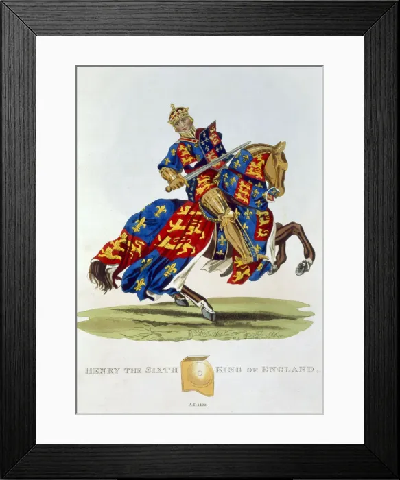 Framed Print : Henry VI, King of England, (1824) Framed Print : Henry VI, King of England, (1824)