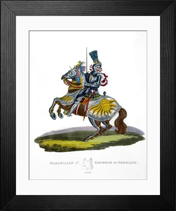 Framed Print : Maximillian I, Holy Roman Emperor, (1824) Framed Print : Maximillian I, Holy Roman Emperor, (1824)