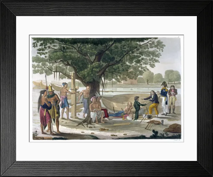 Framed Print : Boatyard near Kupang, Timor, Indonesia, c1820-1839 Framed Print : Boatyard near Kupang, Timor, Indonesia, c1820-1839