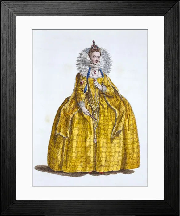 Framed Print : Elizabeth I, Queen of England, (19th century) Framed Print : Elizabeth I, Queen of England, (19th century)