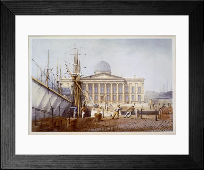 Framed Print : The Customs House and Revenue Building, Liverpool, 1864. Artist: William Gawin Herdman Framed Print : The Customs House and Revenue Building, Liverpool, 1864. Artist: William Gawin Herdman