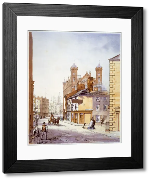 Framed Print : The Sailors Home, from Hanover Street, Liverpool, 1864. Artist: William Gawin Herdman Framed Print : The Sailors Home, from Hanover Street, Liverpool, 1864. Artist: William Gawin Herdman