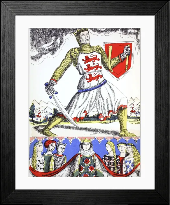 Framed Print : Edward I, King of England from 1272, (1932). Artist: Rosalind Thornycroft Framed Print : Edward I, King of England from 1272, (1932). Artist: Rosalind Thornycroft