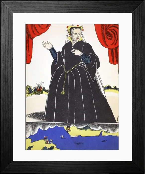 Framed Print : Mary I, Queen of England from 1553, (1932). Artist: Rosalind Thornycroft Framed Print : Mary I, Queen of England from 1553, (1932). Artist: Rosalind Thornycroft