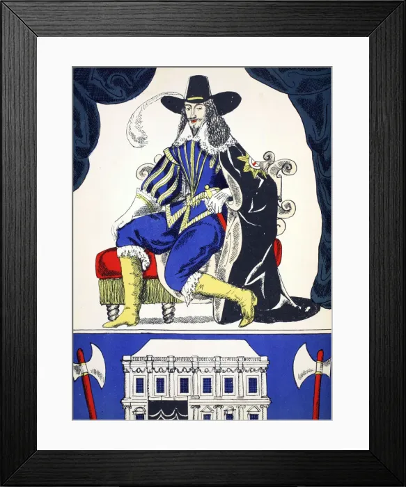 Framed Print : Charles I, King of Great Britain and Ireland from 1625, (1932) Framed Print : Charles I, King of Great Britain and Ireland from 1625, (1932)