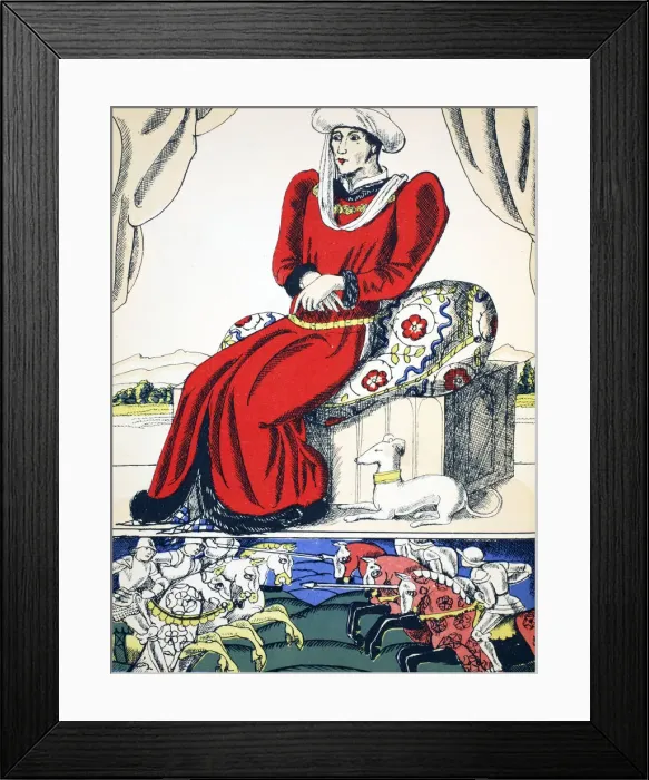 Framed Print : Henry VI, King of England from 1422-1461 and 1470-1471, (1932) Framed Print : Henry VI, King of England from 1422-1461 and 1470-1471, (1932)