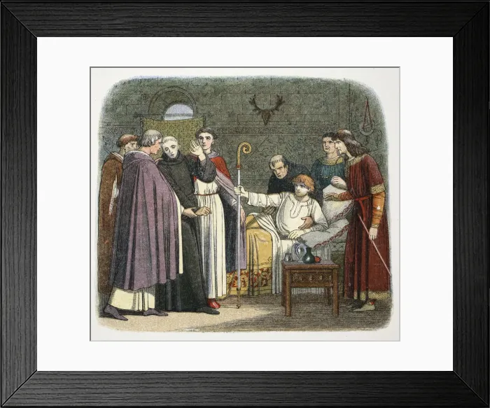 Framed Print : Anselm made Archbishop of Canterbury by William II, 1093 (1864) Framed Print : Anselm made Archbishop of Canterbury by William II, 1093 (1864)
