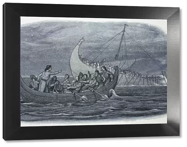 Wreck of the White Ship, France, 1120 (1864). Artist: James William Edmund Doyle