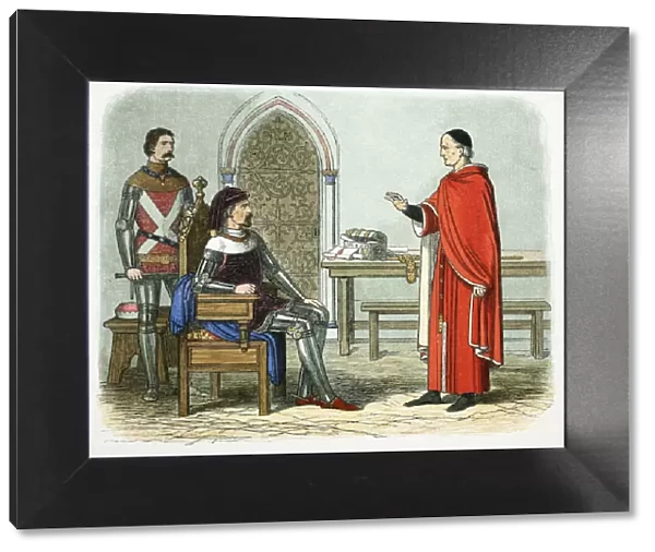 Sir William Gascoigne refuses to sentence a prelate or peer, 1405 (1864). Artist