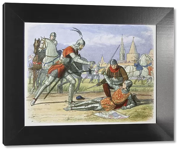 Capture of Joan of Arc, Compiegne, France, 1430 (1864)
