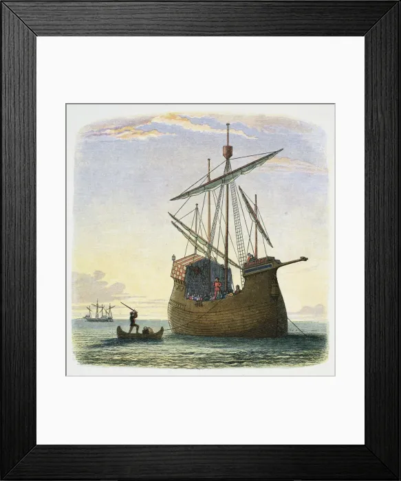 Framed Print : Murder of the Duke of Suffolk, 1450 (1864). Artist: James William Edmund Doyle Framed Print : Murder of the Duke of Suffolk, 1450 (1864). Artist: James William Edmund Doyle