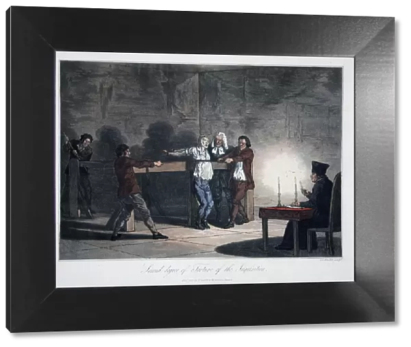 Second Degree of Torture of the Inquisition, 1813. Artist: LC Stadler