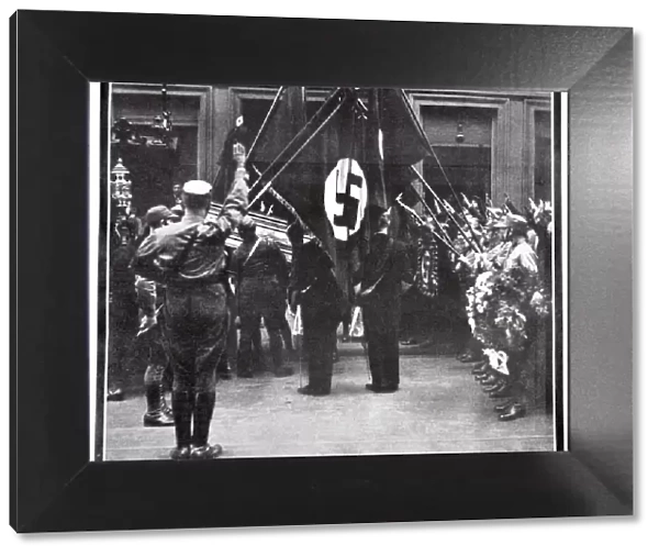 Funeral procession for Horst Wessel in the Juedenstasse, Berlin, 1930 (1938). Artist