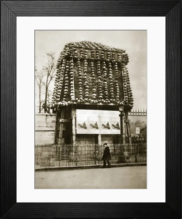 Framed Print : A monument in Paris, France, during World War I, c1914-c1918 Framed Print : A monument in Paris, France, during World War I, c1914-c1918