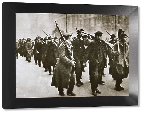 Scene during the German Revolution, c1918-c1919