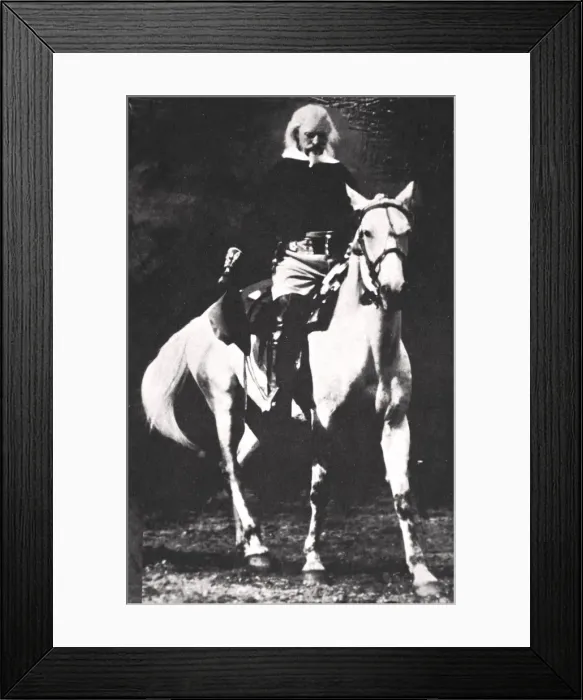 Framed Print : Buffalo Bill towards the end of his Wild West Show days, late 19th or early 20th century Framed Print : Buffalo Bill towards the end of his Wild West Show days, late 19th or early 20th century