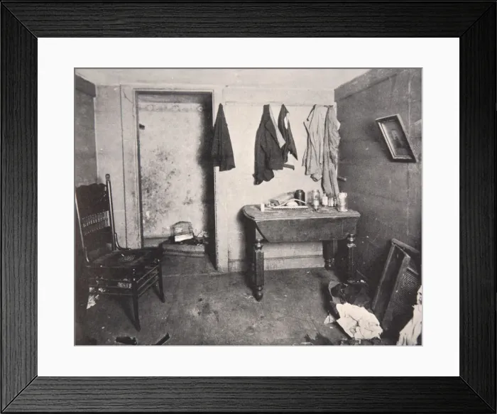 Framed Print : Tenement housing, New York City, USA, 1890s Framed Print : Tenement housing, New York City, USA, 1890s