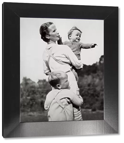 A Happy Mother, a National Socialist Ideal, Germany, 1936