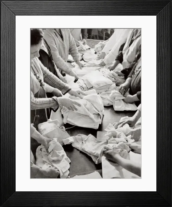 Framed Print : Social welfare protects mother and child, Germany, 1936 Framed Print : Social welfare protects mother and child, Germany, 1936