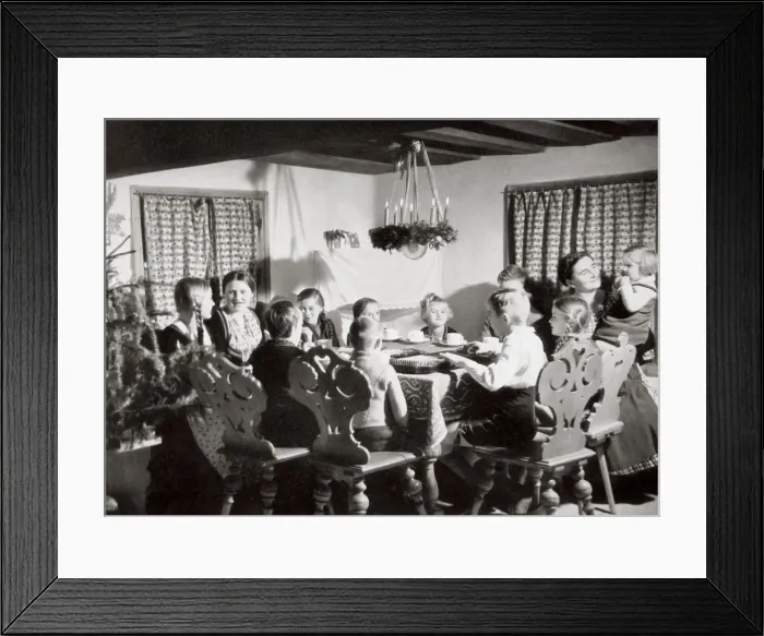 Framed Print : German family at Christmas, Germany, 1936 Framed Print : German family at Christmas, Germany, 1936