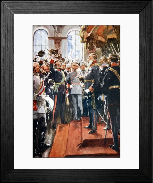 Framed Print : Long Live his Imperial Majesty Emperor William I, 1913. Artist: Arthur C Michael Framed Print : Long Live his Imperial Majesty Emperor William I, 1913. Artist: Arthur C Michael