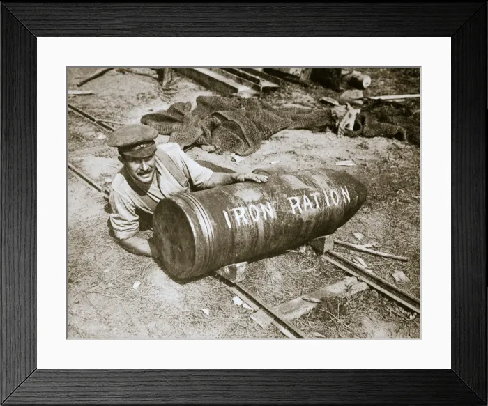 Framed Print : A huge shell, weighing 1400lb, Somme campaign, France, World War I, 1916 Framed Print : A huge shell, weighing 1400lb, Somme campaign, France, World War I, 1916