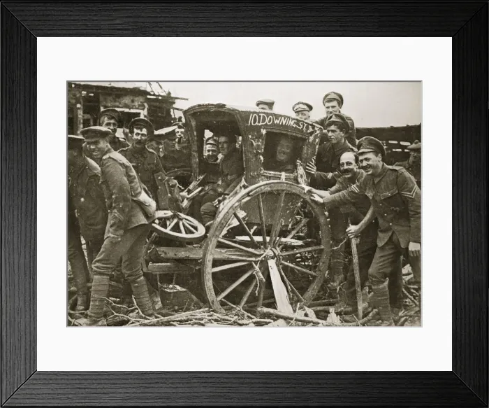 Framed Print : Moving day in a captured village, France, World War I, 1916 Framed Print : Moving day in a captured village, France, World War I, 1916