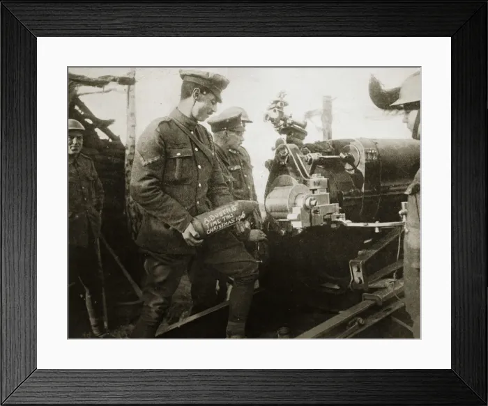Framed Print : A message for the Hun, France, World War I, 1916 Framed Print : A message for the Hun, France, World War I, 1916