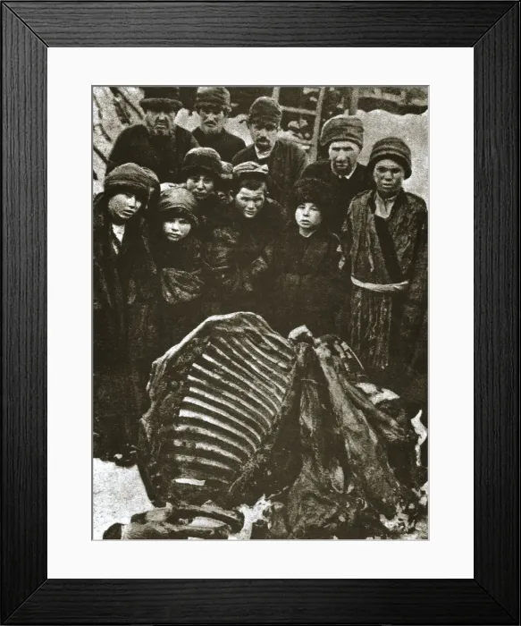Framed Print : Russian peasants, late 19th century