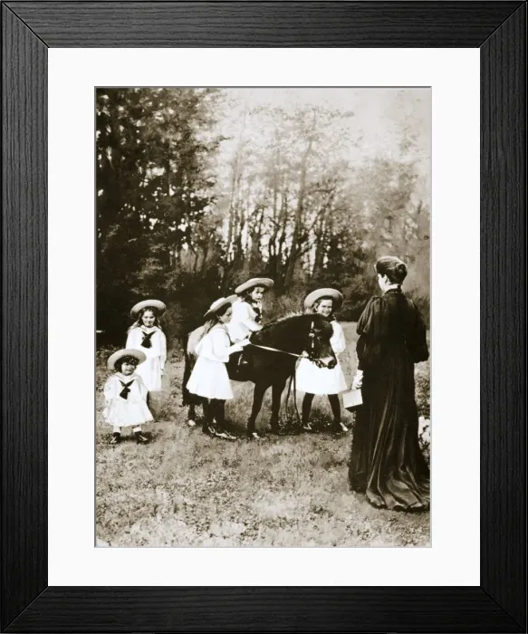 Framed Print : The Russian Imperial family, 1900s Framed Print : The Russian Imperial family, 1900s