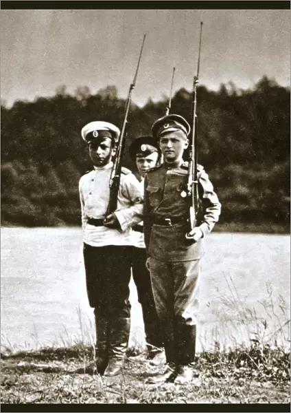 Tsarevich Alexei of Russia, aged 12, c1916