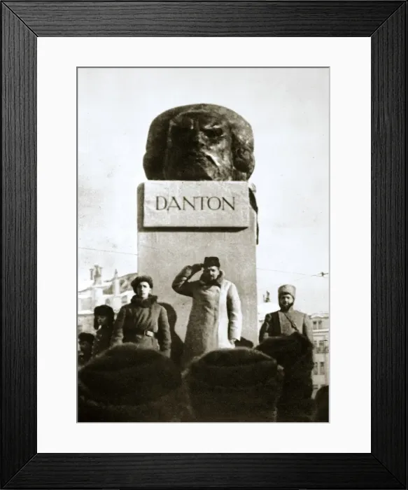 Framed Print : Lenin unveiling the Danton monument, Moscow, Russia, 1919 Framed Print : Lenin unveiling the Danton monument, Moscow, Russia, 1919