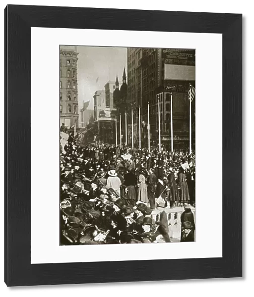 When peace came, New York City, USA, 1918
