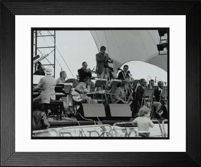 Framed Print : The New York Repertory Company playing at the Capital Radio Jazz Festival, London, 1979