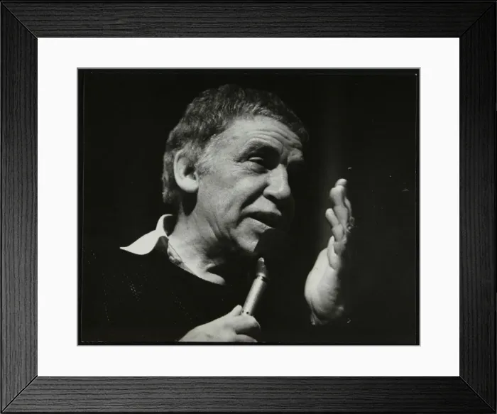 Framed Print : Buddy Rich in concert at the Forum Theatre, Hatfield, Hertfordshire Framed Print : Buddy Rich in concert at the Forum Theatre, Hatfield, Hertfordshire