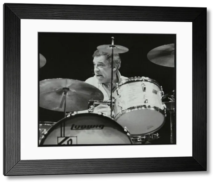 Framed Print : Buddy Rich in concert at the Forum Theatre, Hatfield, Hertfordshire Framed Print : Buddy Rich in concert at the Forum Theatre, Hatfield, Hertfordshire