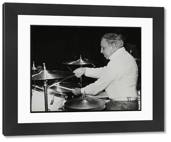 Buddy Rich on the drums, Royal Festival Hall, London, June 1985. Artist: Denis Williams