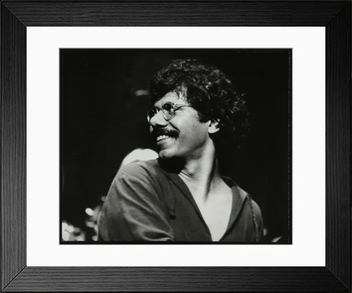 Framed Print : Chick Corea in concert, Finsbury Park Odeon, London, April 1978. Artist: Denis Williams Framed Print : Chick Corea in concert, Finsbury Park Odeon, London, April 1978. Artist: Denis Williams