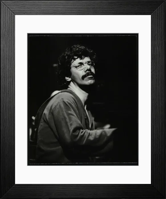 Framed Print : Chick Corea at Finsbury Park Odeon, London April 1978. Artist: Denis Williams